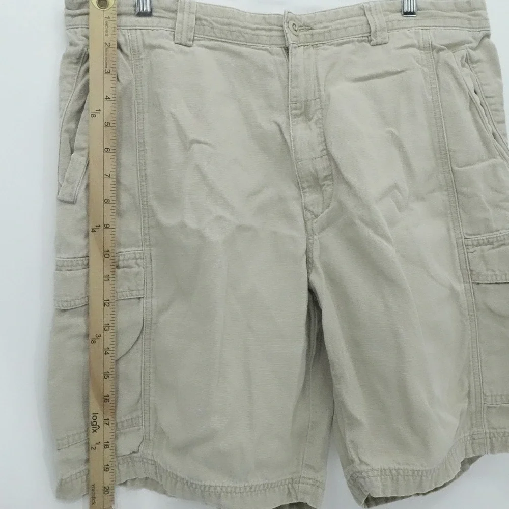 Tommy Bahama Cargo Shorts Mens 38‎ Tan Relax Utility Y2K Summer Casual
